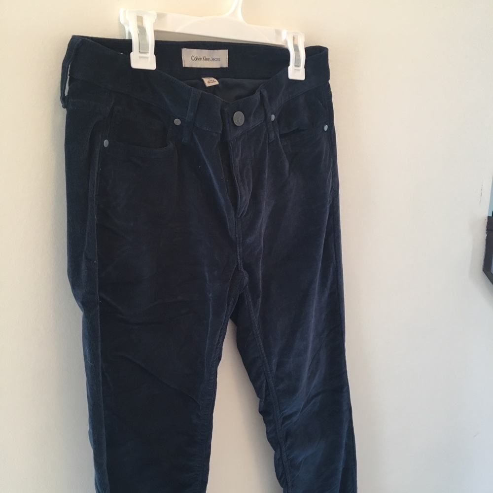 Calvin klein blue corduroys